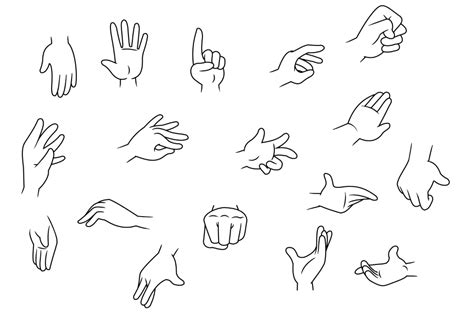 Five Finger Cartoon Hands Character Design Cartoon, Drawing Cartoon ...