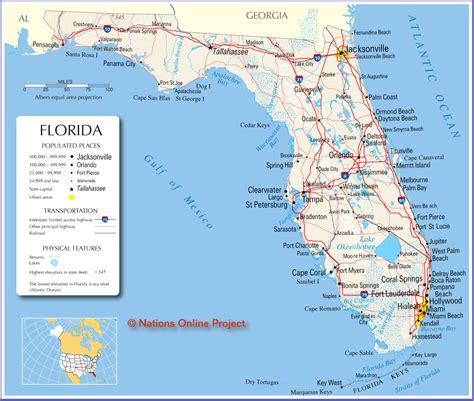 map of florida