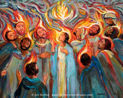 Pentecost and the Holy Spirit - Jen Norton Art Studio