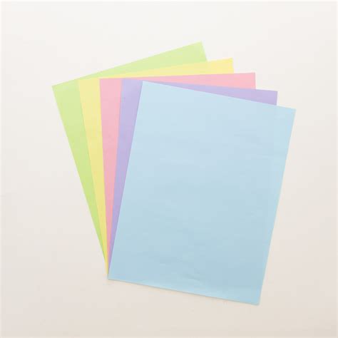 Pastel Color Multipurpose Paper 100 Ct. | Bazic Products Bazic Products