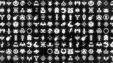 Warhammer 40k Space Marine Symbols