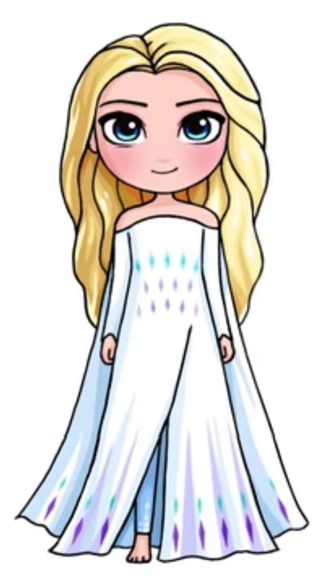 Elsa frozen 2 | Kawaii girl drawings, Cute girl drawing, Cute cartoon ...