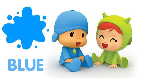 😍Learn the colors with Pocoyo 🌟BLUE | 🎶 Educational Songs in English ...