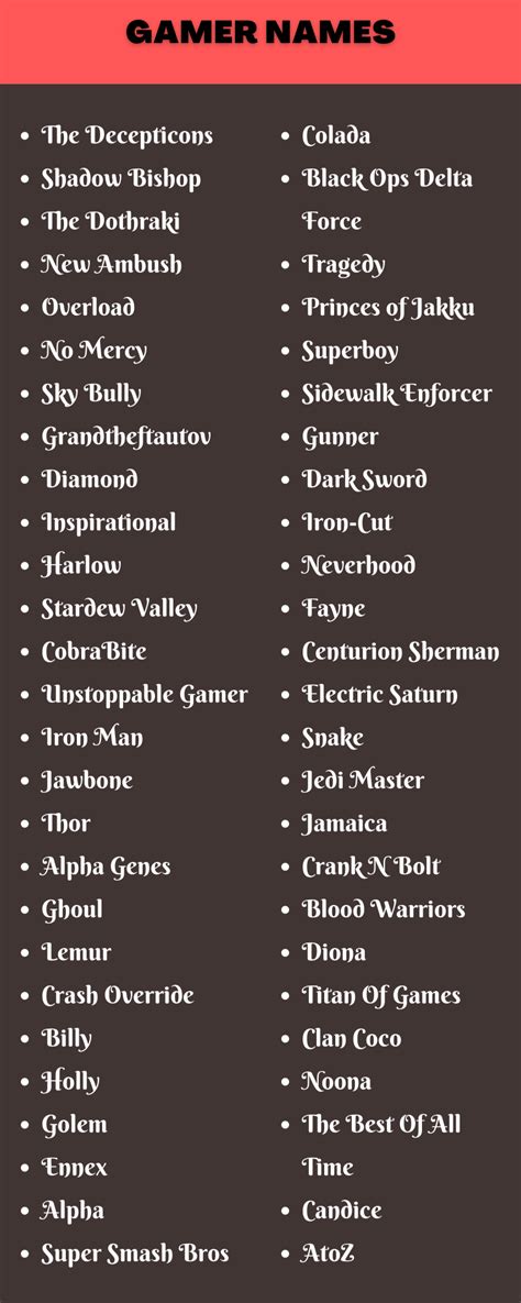 400 Cool Gamer Names That Will Level Up Your Game