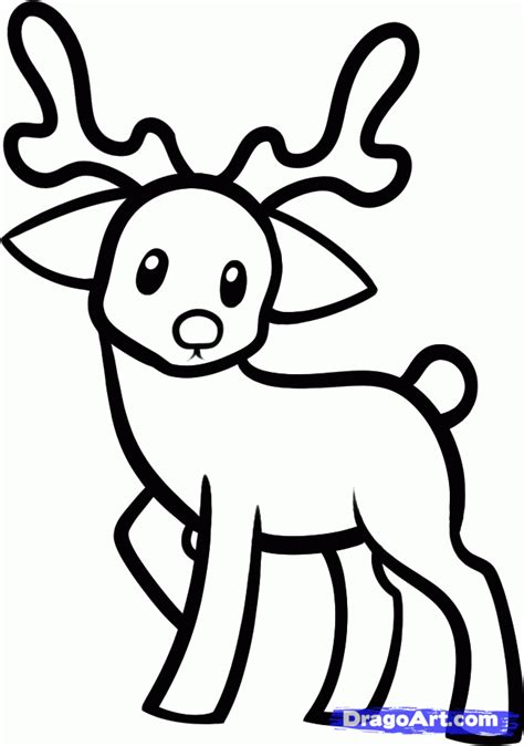 Reindeer Pictures For Kids - Coloring Home