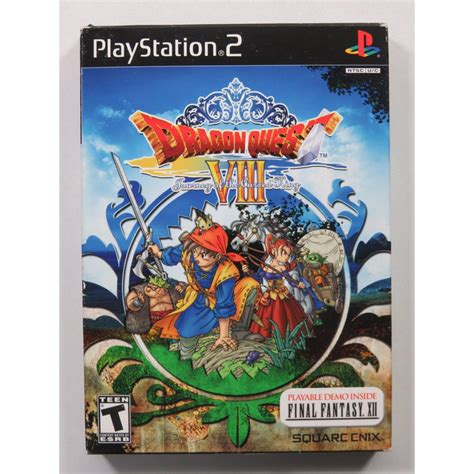 Dragon Quest VIII: Journey of The Cursed King For Playstation 2 sealed ...