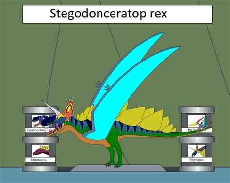 Elemental Hybrid Stegodonceratop rex by Artapon on DeviantArt