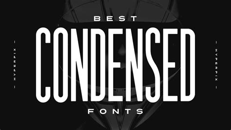 80+ Best Condensed Fonts (FREE / Premium) 2024 | Hyperpix