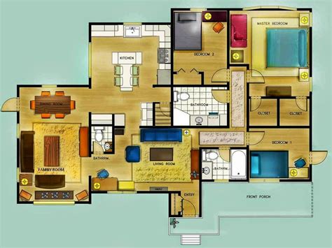 Floor Plan Design With Furniture - floorplans.click