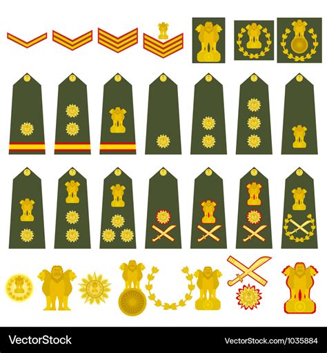 Indian Army insignia Royalty Free Vector Image