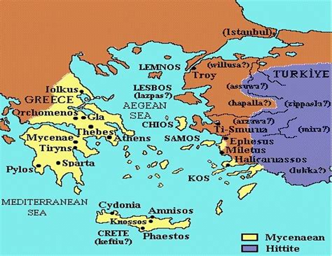 15g 1200BC Trojan war map.JPG | Trojan war, Lesbos, Genealogy history