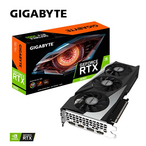 Card màn hình GIGABYTE GeForce RTX 3060 GAMING OC 12G (rev 2.0 ...