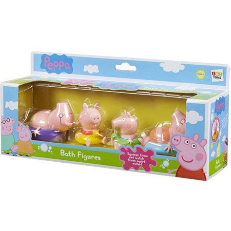 Peppa Pig Bath Figures | Peppa pig, Peppa, Toys