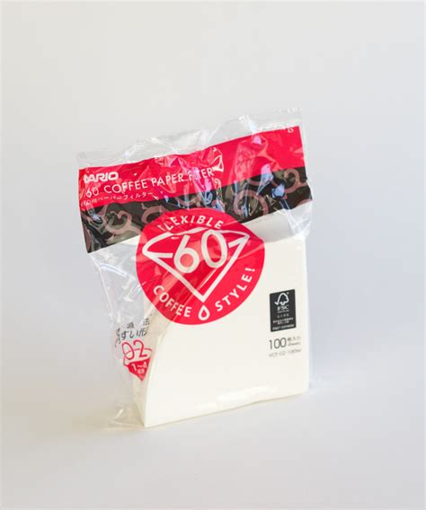 Hario V60-02 - White Paper Filters (100 pack) - Luna Coffee