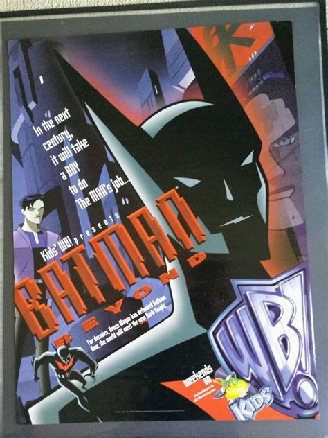 BATMAN Beyond POSTER Animated cartoon Promo WB Kids printed 1999 ...