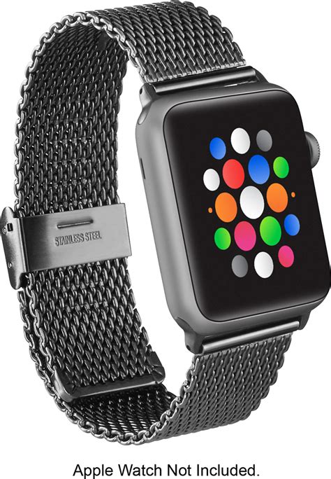 Customer Reviews: Platinum™ Linked Mesh Metal Band for Apple Watch 42mm ...