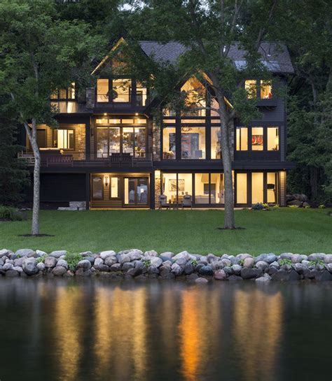 Lakeside Mountain Modern — Alexander Design Group | Modern lake house ...