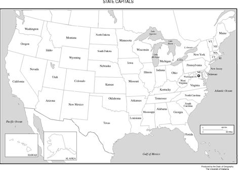 50 States Map Labeled