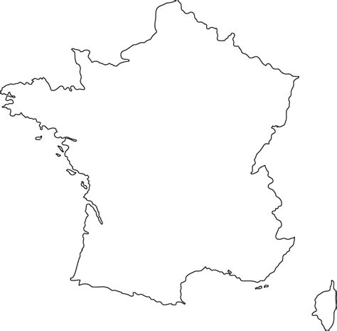 France Outline Map - ClipArt Best - ClipArt Best