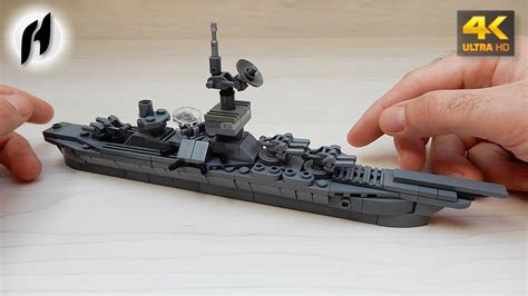 How to Build a Microscale Lego Battleship (MOC - 4K) #battleship #lego ...