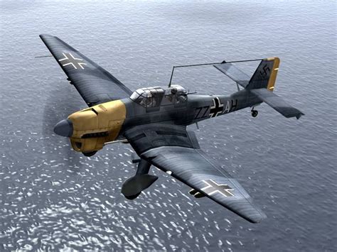 Stuka Dive Bomber Aircraft Painting, Aircraft Art, Wwii Aircraft ...