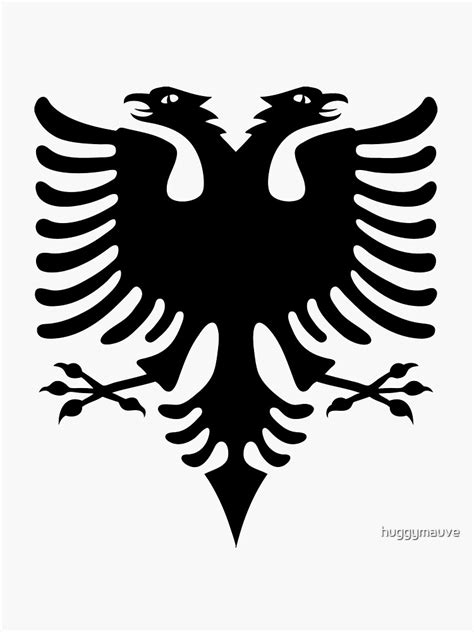 "albania eagle 2 heads" Sticker by huggymauve | Redbubble