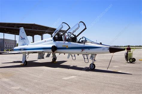 NASA T-38 at Kennedy Space Center. - Stock Image - C047/3295 - Science ...