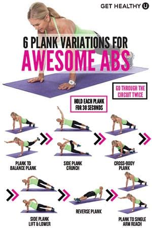 5 Plank Variations For Awesome Abs - Get Healthy U | Chris Freytag