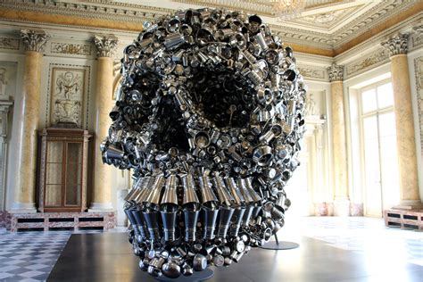 Why did Subodh Gupta create his skull sculpture Very Hungry God?