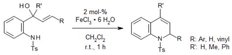 FeCl3·6H2O-Catalyzed Intramolecular Allylic Amination: Synthesis of ...