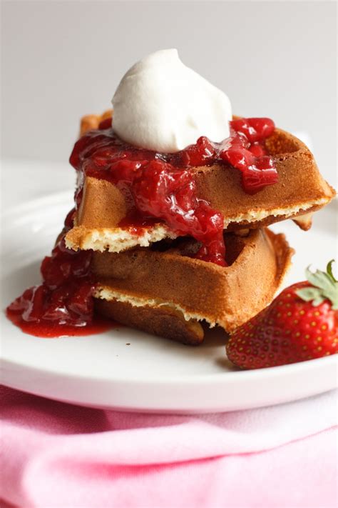 Waffles & Strawberry Syrup - a Stranger Things Recipe - Away From the Box