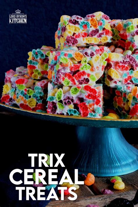 Trix Cereal Treats - Lord Byron's Kitchen