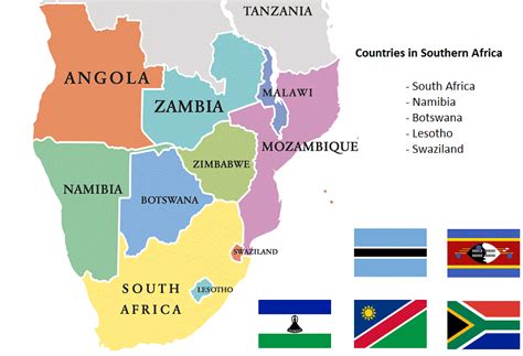 Countries in Southern Africa – Countryaah.com