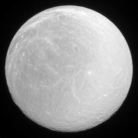 NASA Releases New Image of Saturn’s Moon Rhea | Sci.News