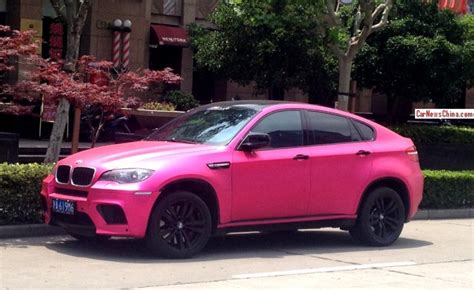 BMW X6M is Pink in China - CarNewsChina.com