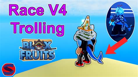 Blox Fruits Race V4 Trolling With Fish V4! - YouTube