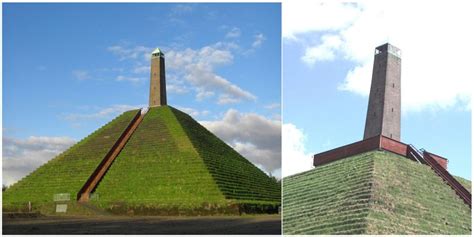 The Pyramid of Austerlitz is the only pyramid in Europe and it was ...