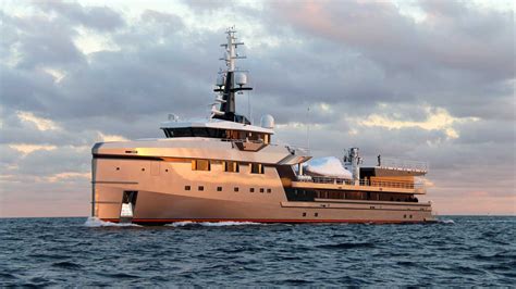 Damen Yachting's 75m custom support vessel delivered as Abeona