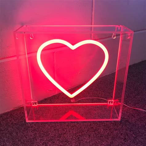 Neon slogan sign for sale | Bespoke neon lights from Neon Works | Heart ...