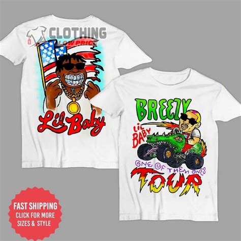 Breezy Lil Baby One Of Them Ones Tour Merch 2022, Lil Baby Concert ...