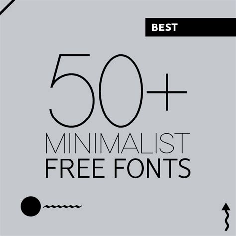 50+ Best Free Fonts for Minimalist Designs | Fonts | Graphic Design ...