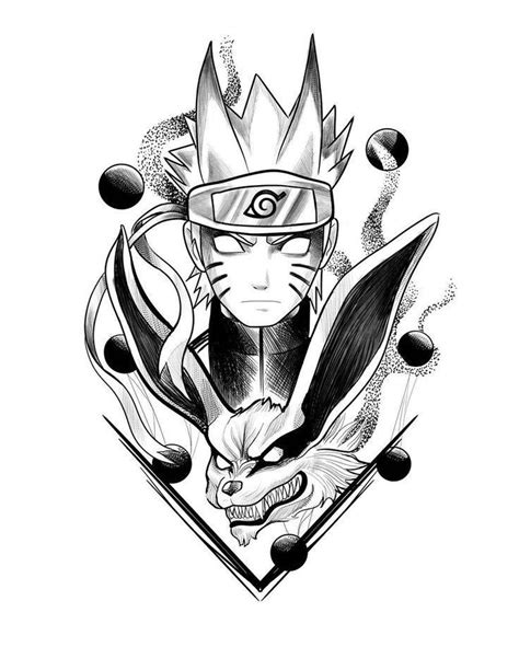 Naruto And Kurama | Naruto tattoo, Naruto drawings, Naruto