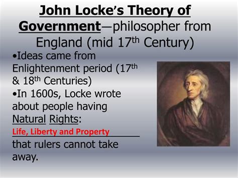 PPT - John Locke ’ s Theory of Government — philosopher from England ...