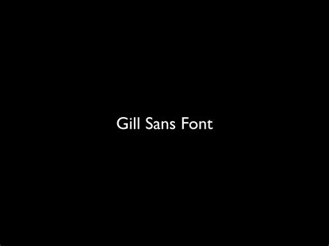 Gill Sans MT Font by Charlieaat on DeviantArt