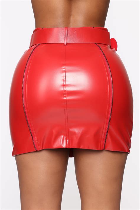 Womens Bar Hopping Mini Skirt in Red size XL by Fashion Nova in 2021 ...