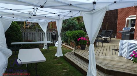 White Cabana Tents - AER Tent & Event Rentals Inc