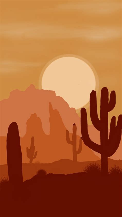 Desert sunset | Monochromatic art, Desert painting, Canvas art painting