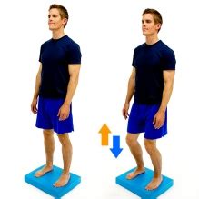 Balance Exercises: Balance Exercises On Foam Pad