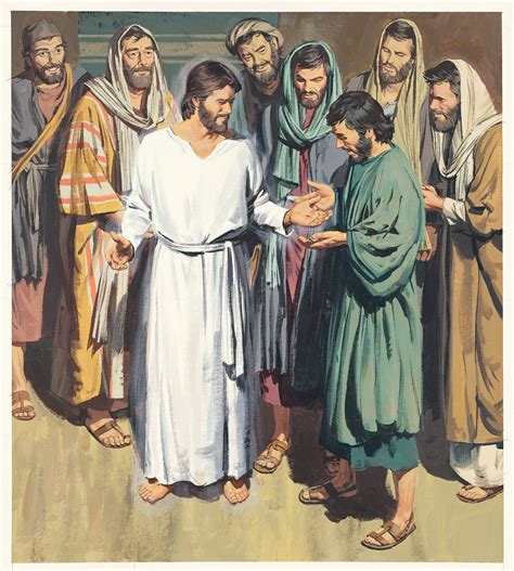 Illustration of Christ Appearing to His Apostles