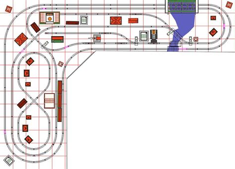 L Shaped N Gauge Track Plans | Printable Templates Free